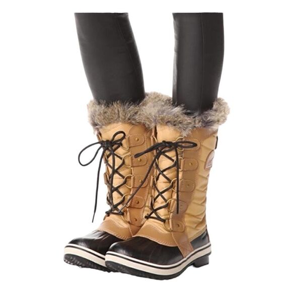 Sorel TOFINOT CATE BOOT
AUTHENTIC Curry Black NL1937-374 Snow Boots size US6 - Picture 1 of 16